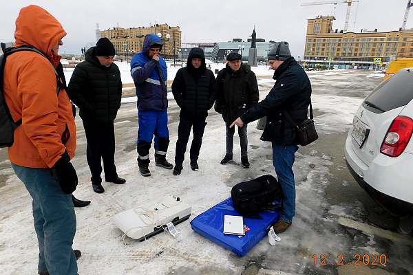 Испытание георадара «Зонд – 12e» в Ставрополе